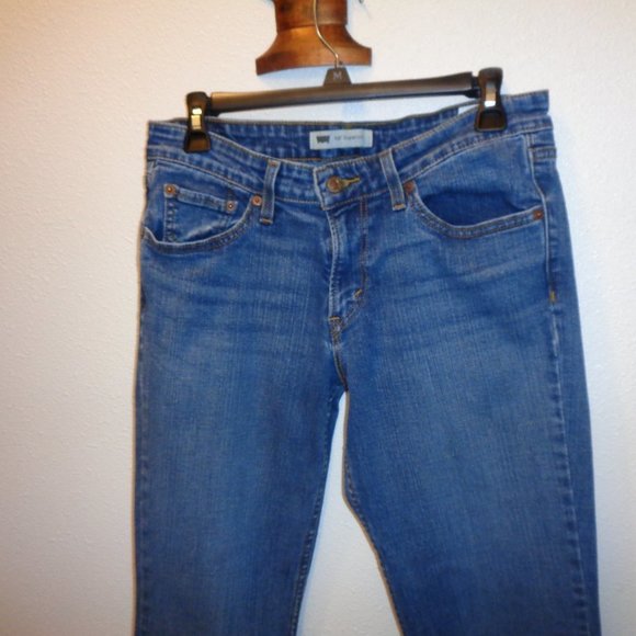 LEVI'S 518 Juniors Superlow Bootcut Jeans size 9 M - Picture 7 of 11